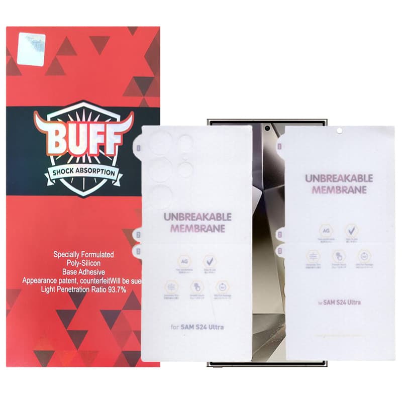 محافظ صفحه نمایش مات بوف مدل Hydrogel-Matte مناسب برای گوشی موبایل سامسونگ Galaxy S24 Ultra به همراه محافظ پشت گوشی