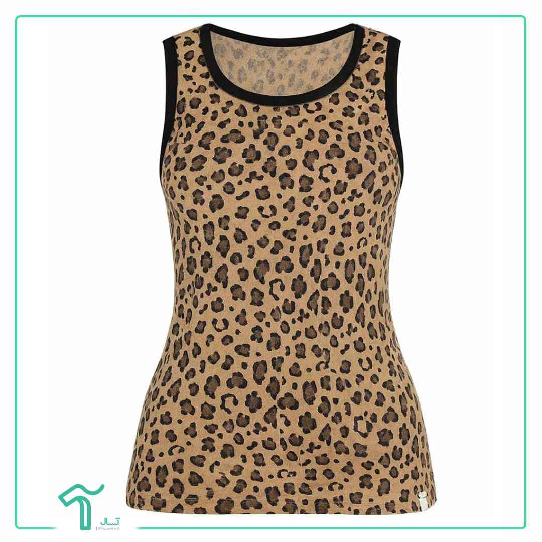 تاپ بلند پلنگی کبریتی سوپر پنبه کد 1035