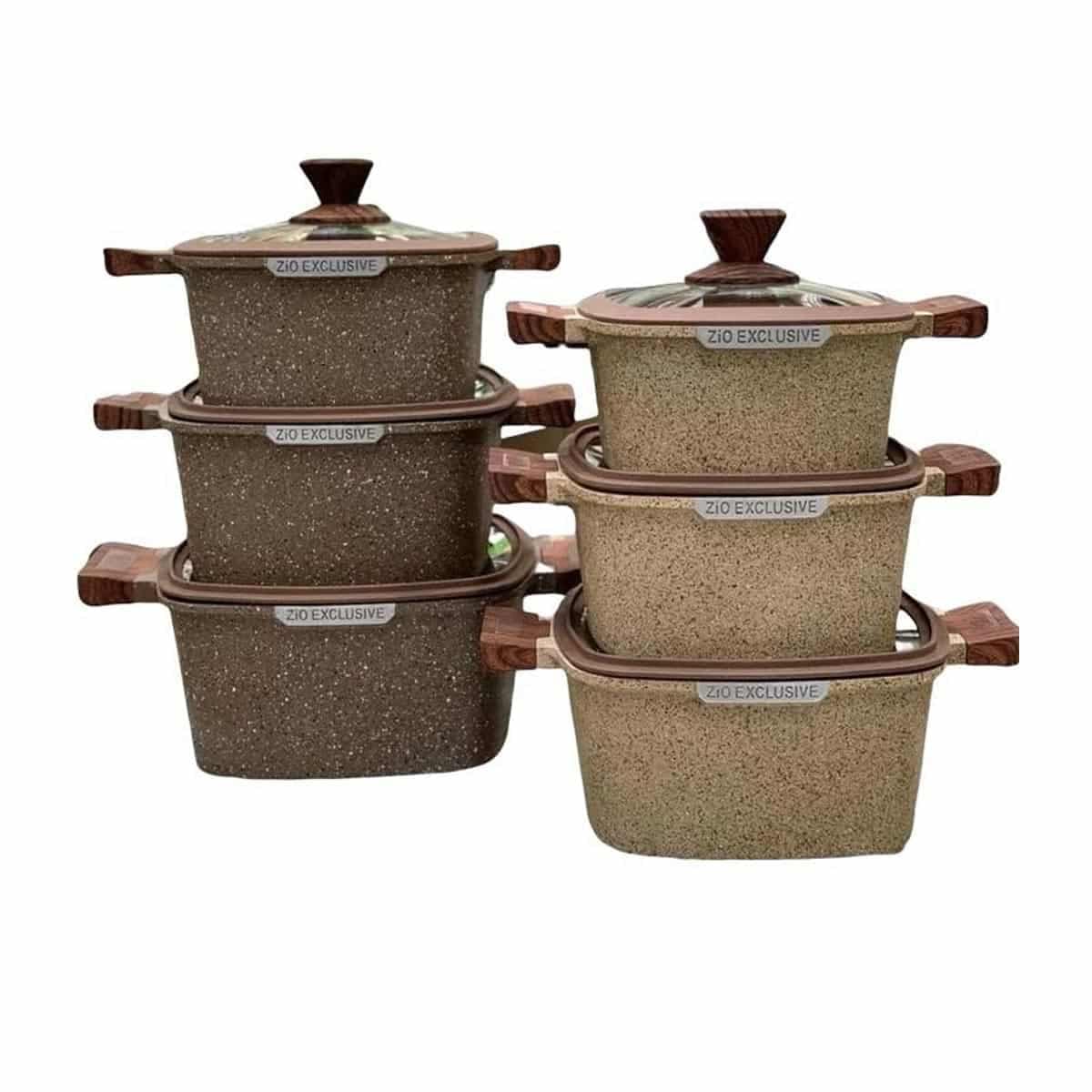 سرویس قابلمه 6 پارچه زیو مدل 8350.28