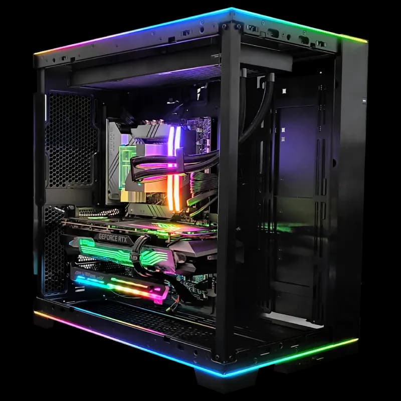 کیس گیمینگ لیان لی Lian Li O11 Dynamic Evo RGB رنگ مشکی