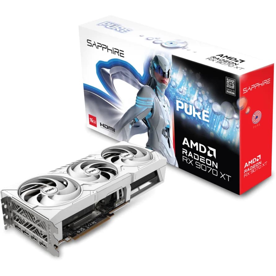 کارت گرافیک سافایر مدل Pure Radeon RX 9070 XT OC 16GB