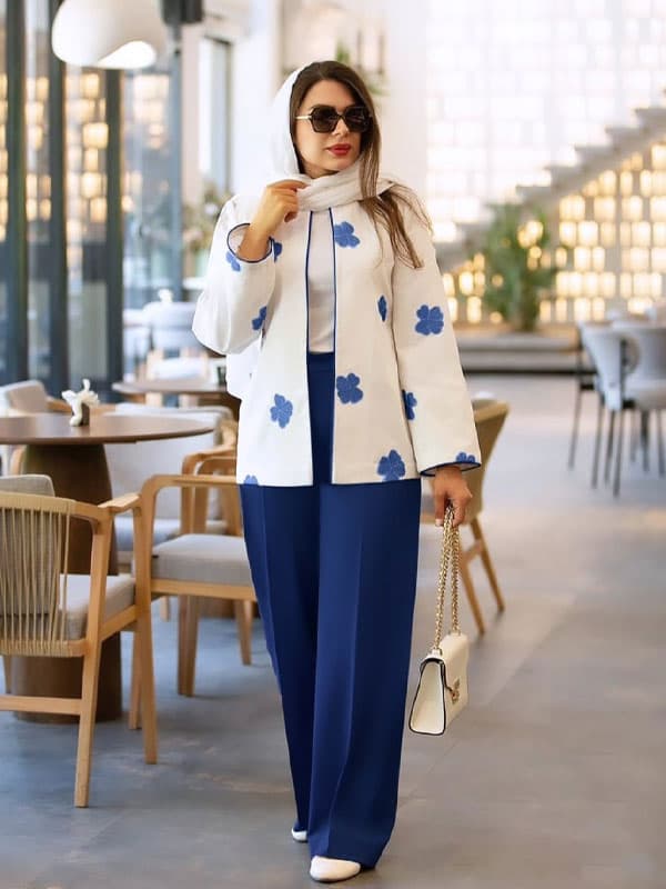 کت و شلوار زنانه مدل ندا