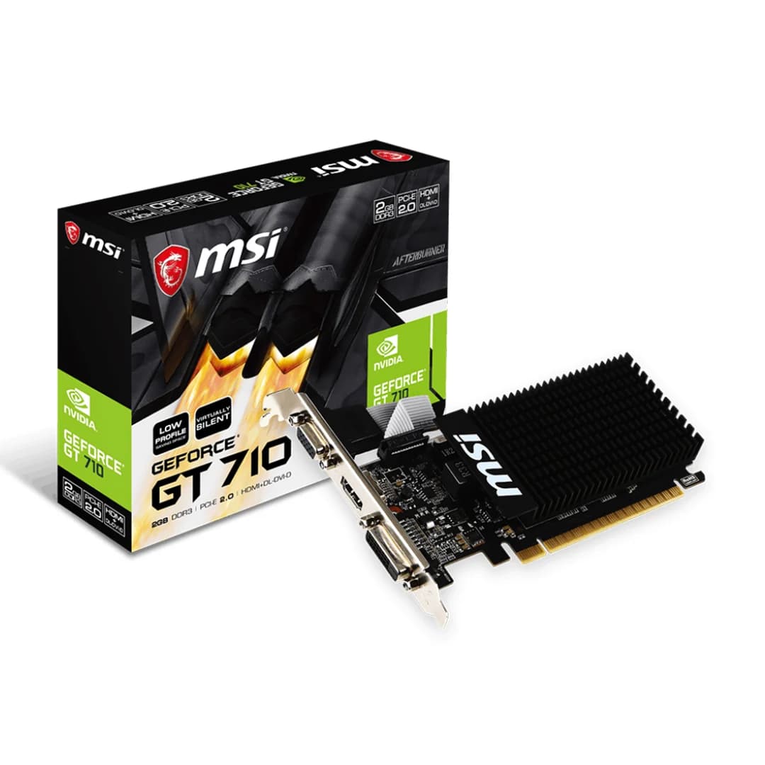 کارت گرافیک ام اس آی GeForce GT 710 2GBD3H 4HDMI