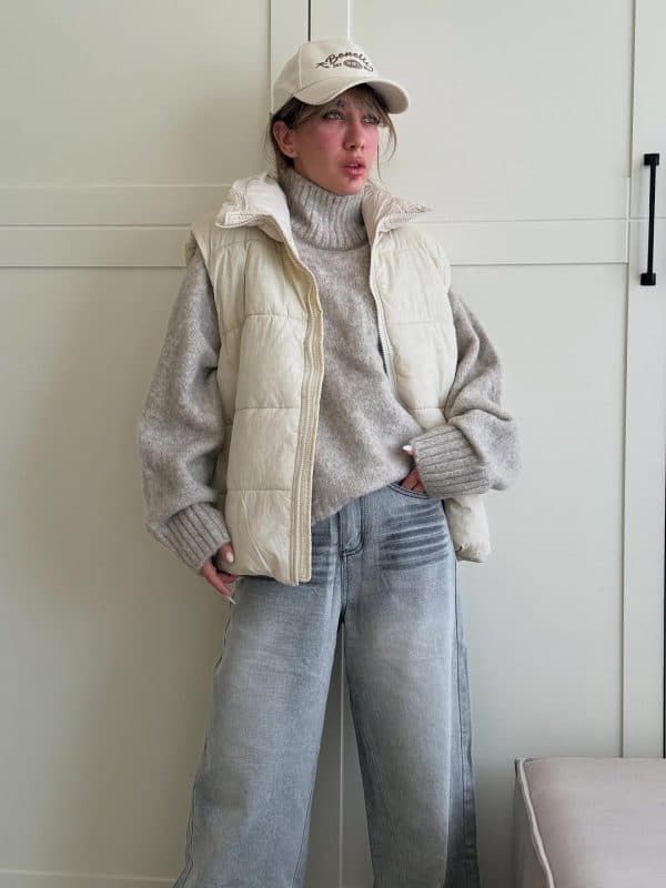 پافر و بافت زنانه مدل روشان