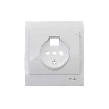 قاب پریز تلفن دو منظوره آسیا الکتریک مدل آمیتیس