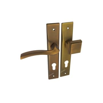 دستگیره پلاک آپارتمانی راست شکلاتی نیکو مدل 4500