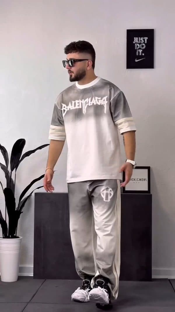 تیشرت شلوار مردانه مدل بالنسیاگا