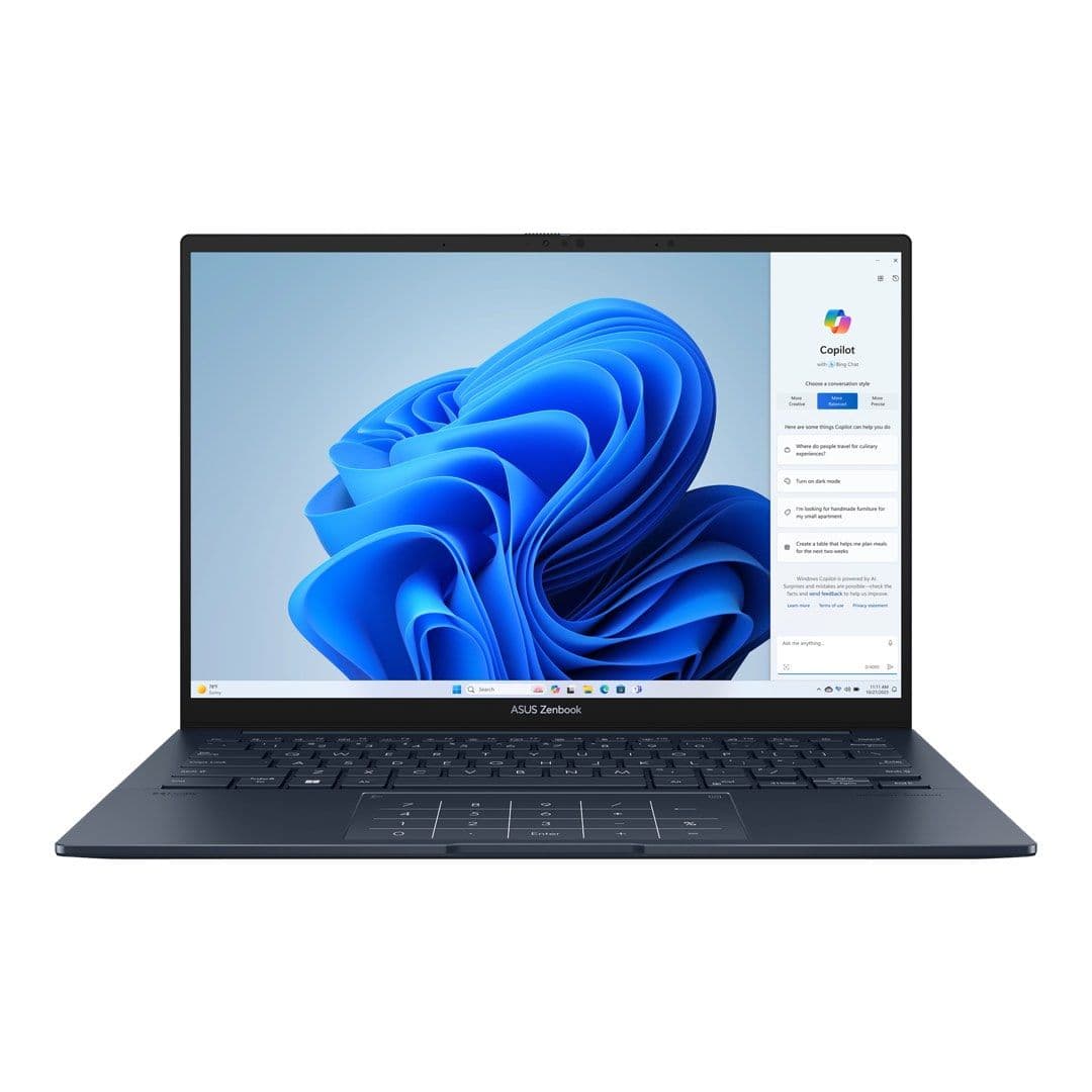 لپ تاپ 14 اینچ ایسوس مدل ASUS Q415MA ULTRA5 125H 8GB (D5) 1TB SSD INTEL+موس باسیم و نصب ویندوز رایگان