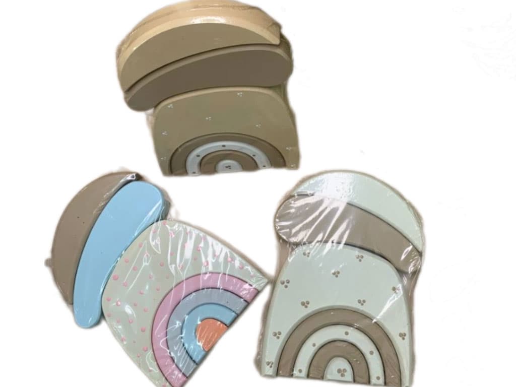 کلبه قارچی7 تکه چوبی اتاق نوزاد