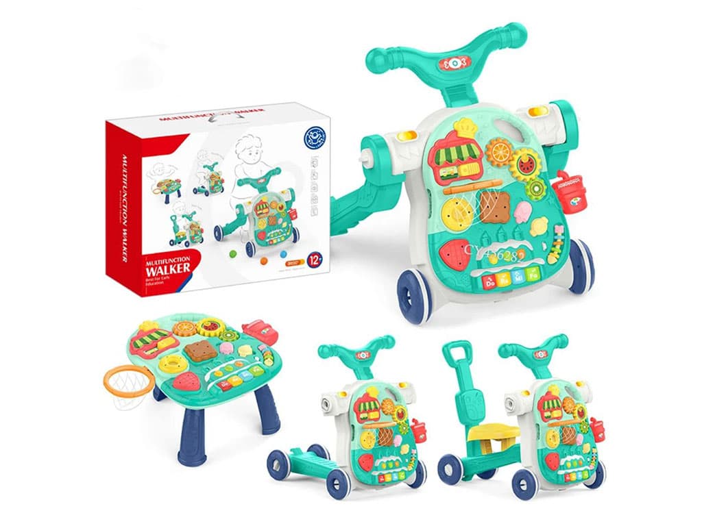 واکر موزیکال و میز بازی کودک 4 کاره اسباب بازی هانگر huanger