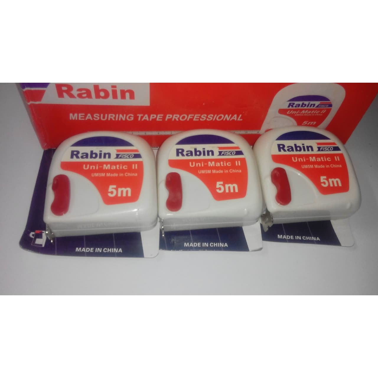 متر 5 متری طرح فیسکو رابین مدل Ra-Um5 پک 12 عددی