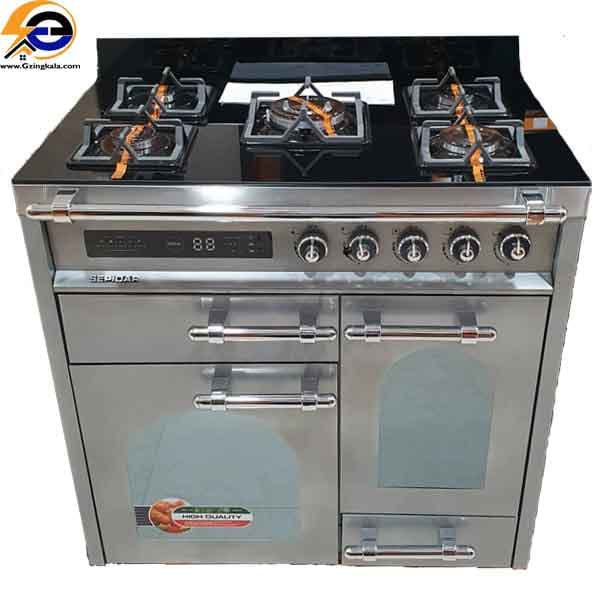 اجاق گاز طرح فر سپیدار مدل 4001
