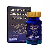 امگا 3 بدون جیوه ویتافینیتی گلد شهاب درمان | حاوی 1000 میلی گرم امگا3