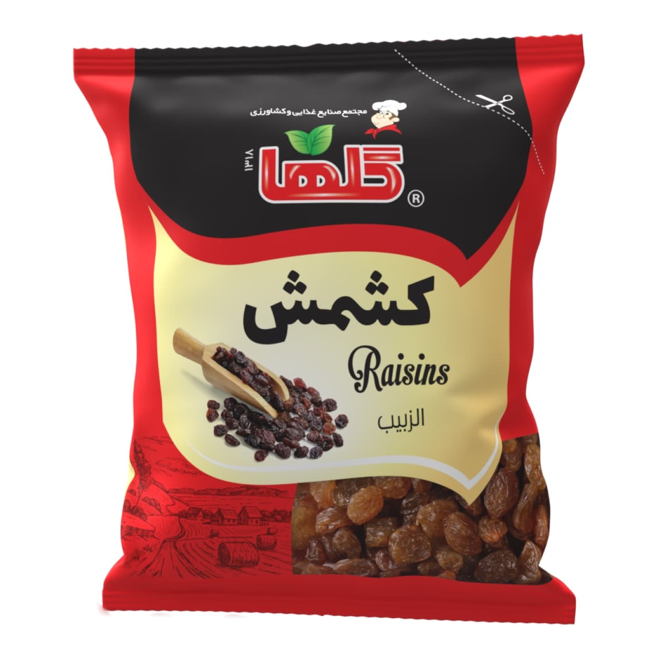 کشمش بی دانه آفتابی گلستان 450 گرم