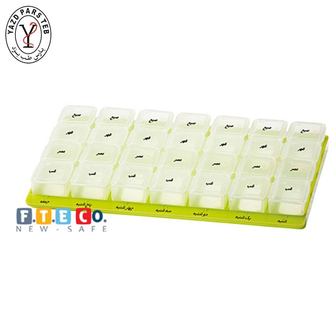 جعبه قرص هفتگی و روزانه فناور طب اسپادانا