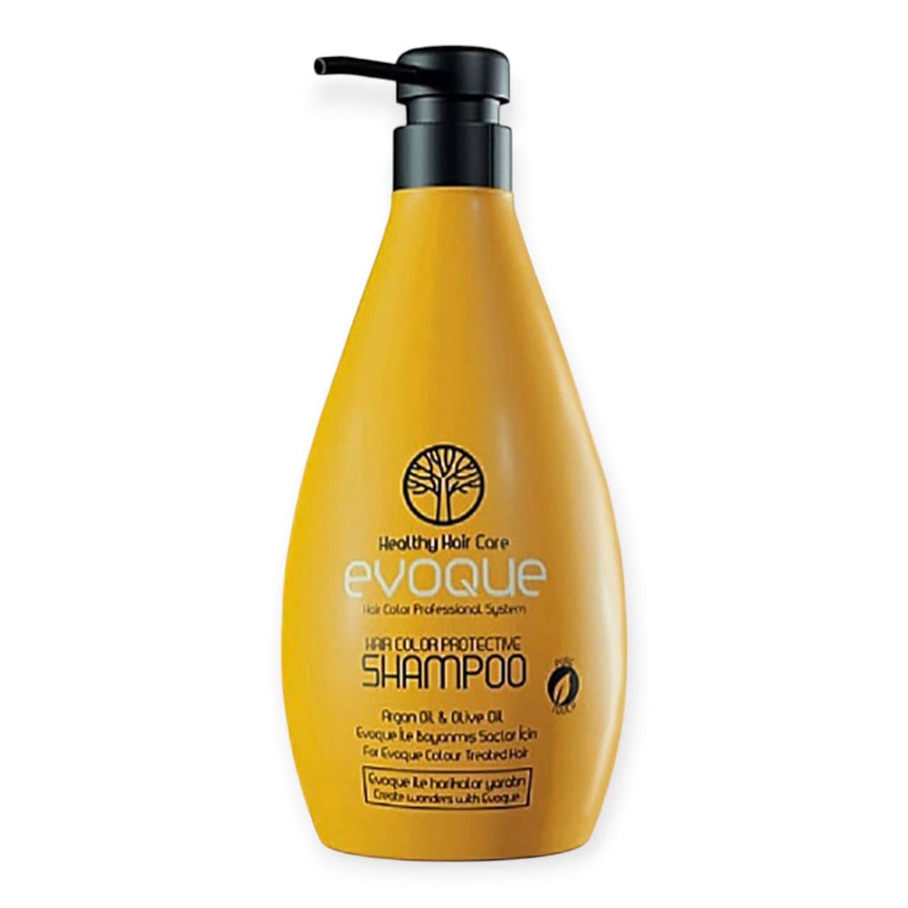 شامپو آرگان ایووکEVOQUE مدل پمپی مناسب انواع مو حجم 380 میلی لیتر