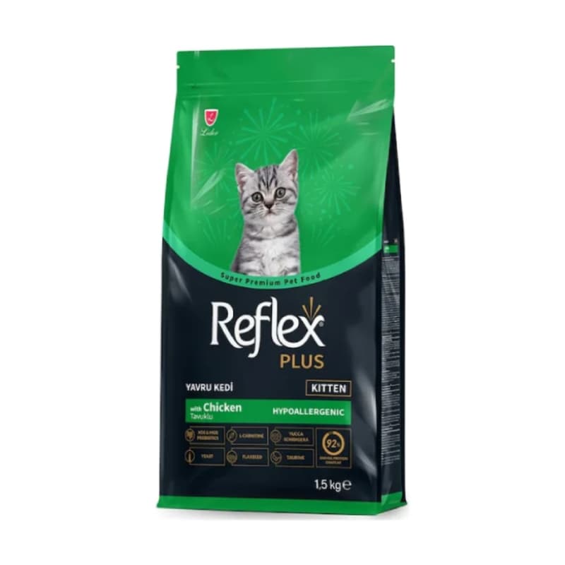 غذای خشک بچه گربه رفلکس پلاس مدل کیتن وزن 1.5 کیلوگرم