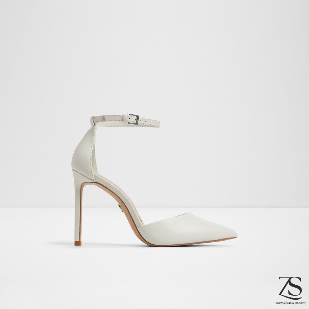 کفش زنانه پاشنه بلند سفید اکرو آلدو DERPERLA – ALDO