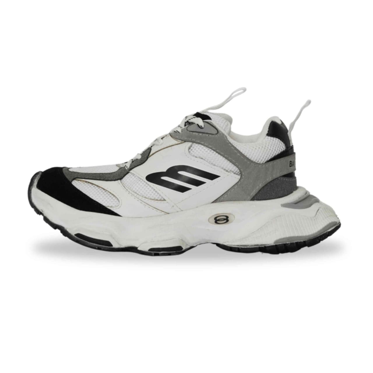 کتونی مردانه مدل بالنسیاگا رنگ سفید مشکی