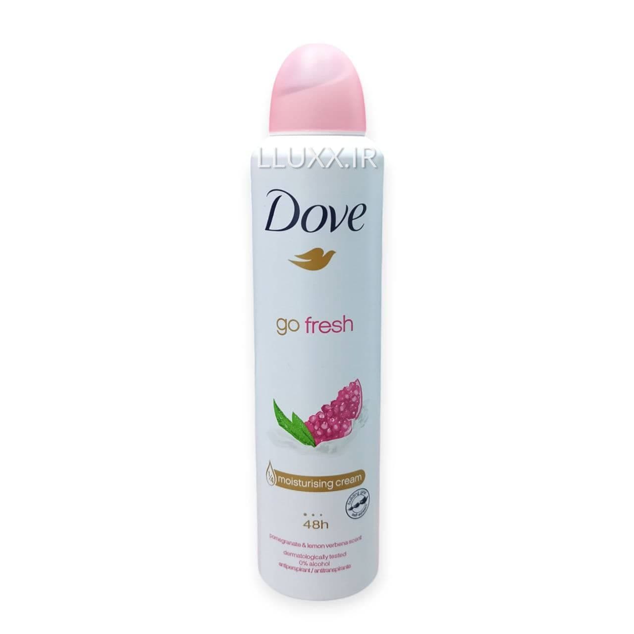 اسپری ضد تعریق 48 ساعته داوDove مدل انار Go Fresh حجم 250 میل