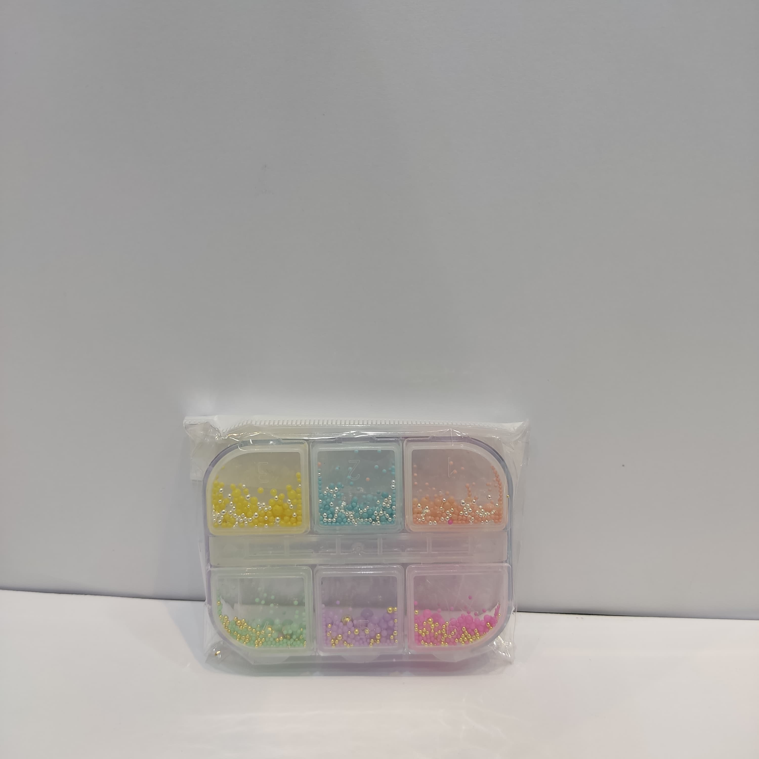 دیزاین ناخن خاویار 6 قسمتی رنگی مچا Meicha