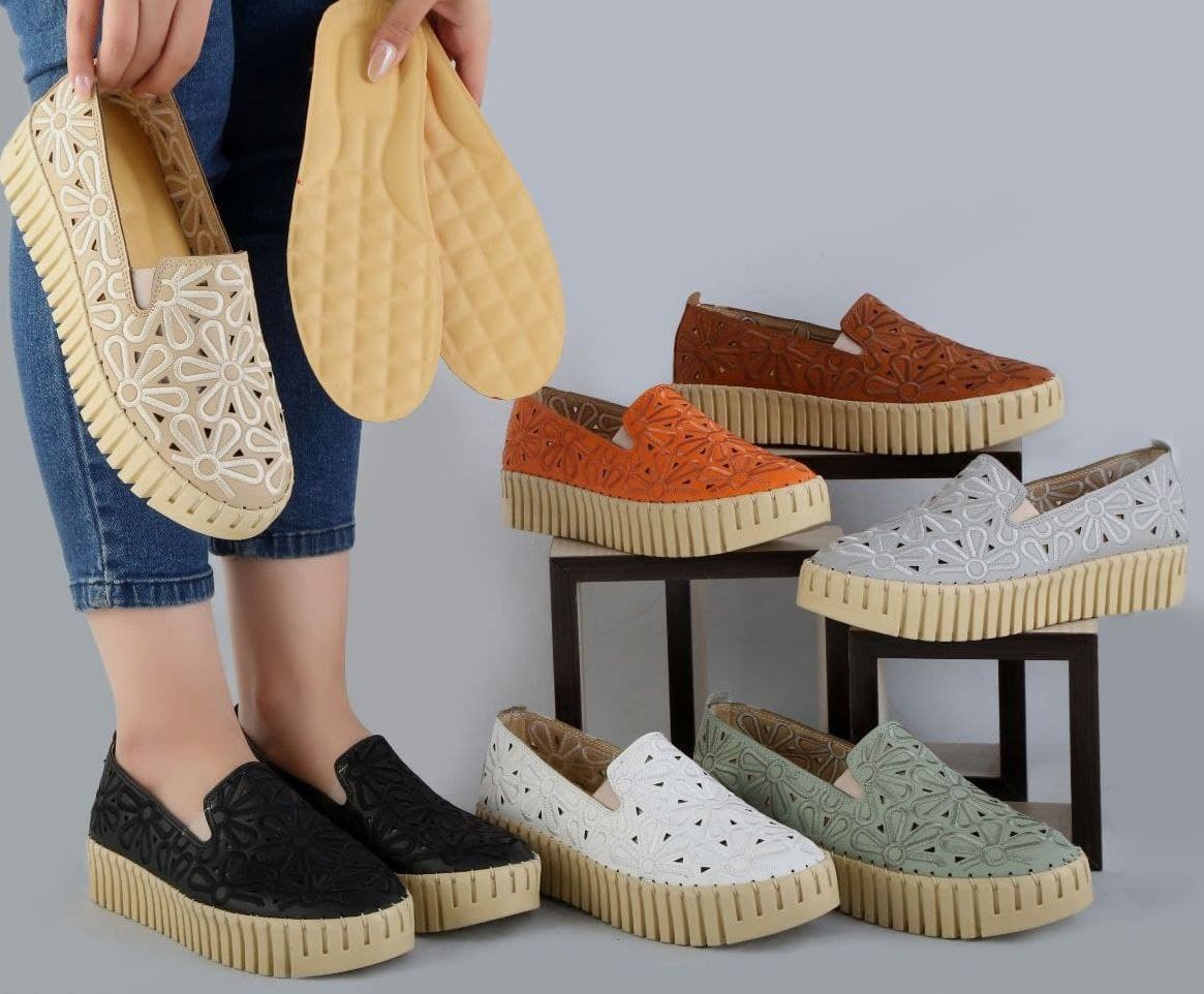 کفش طبی زنانه کلاسیک تابستونی طرح جدید