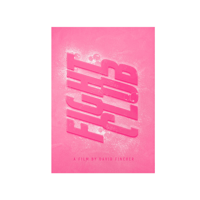 متال پوستر فیلم طرح Fight Club کد PCD-MB1097