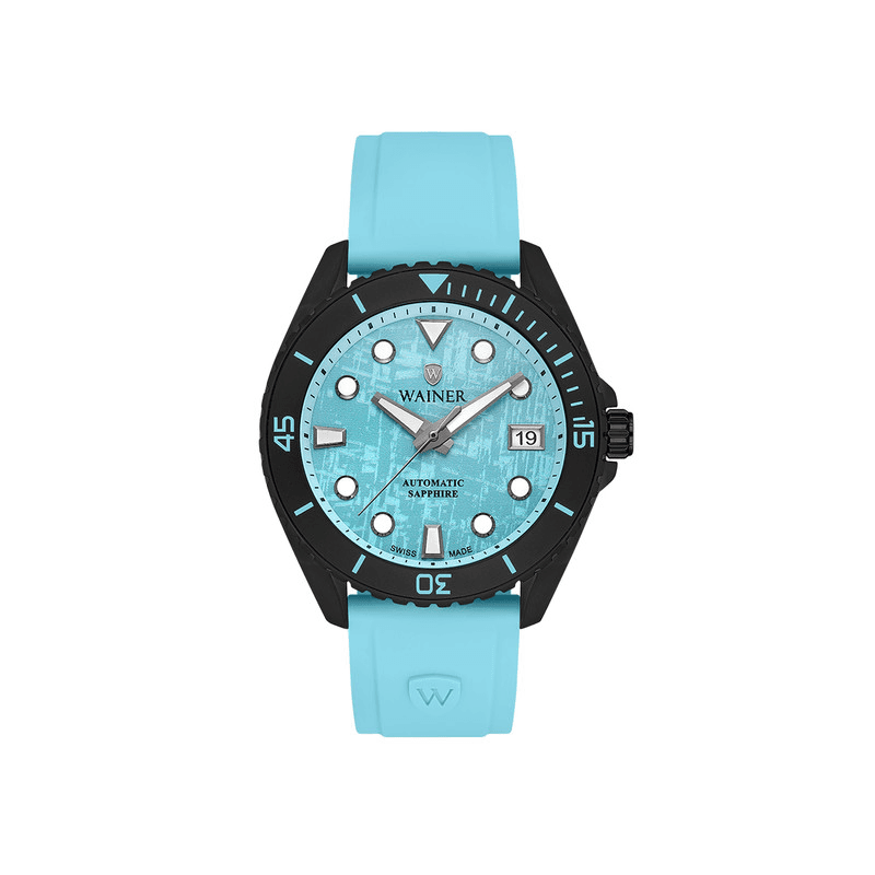 ساعت مچی مردانه واینر مدل WA.25110-A بند رابر آبی