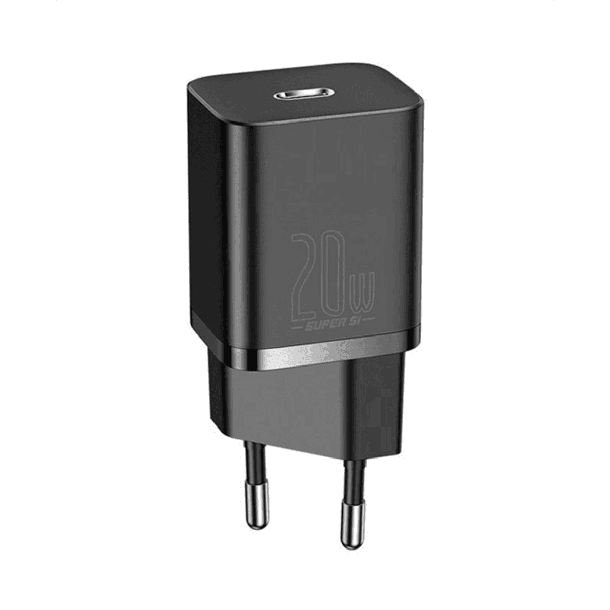 شارژر دیواری باسئوس مدل Super Si quick charger 1C 20W EU توان 2۰ وات