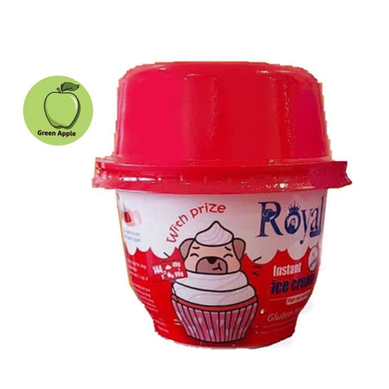 بستنی پودری مخصوص سگ رویال کوکو با طعم سیب سبز وزن 48 گرم