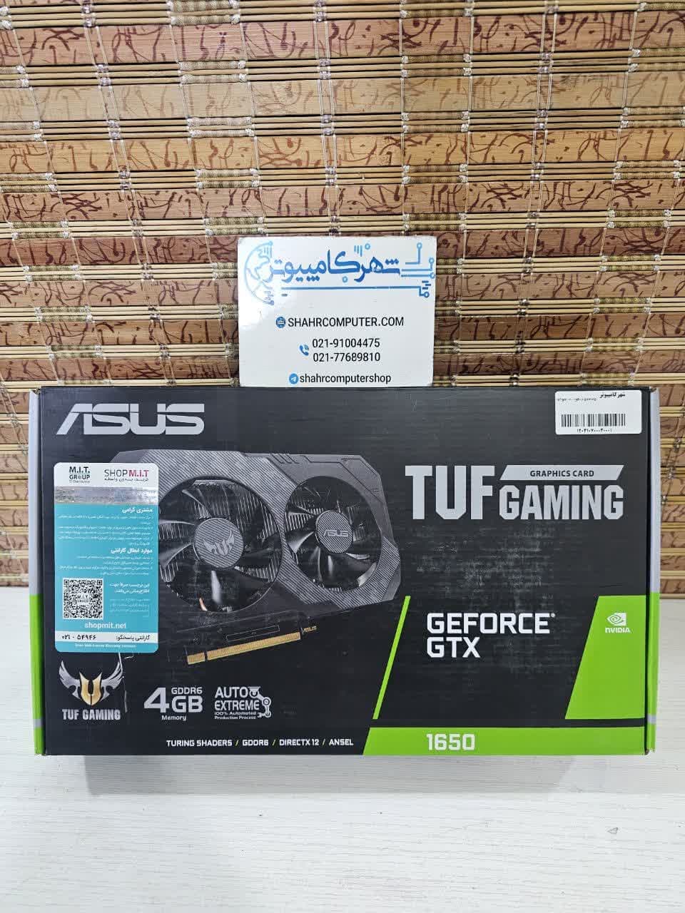 کارت گرافیک ایسوس ASUS PH-GTX-1650-O4G-Graphics Card (استوک)
