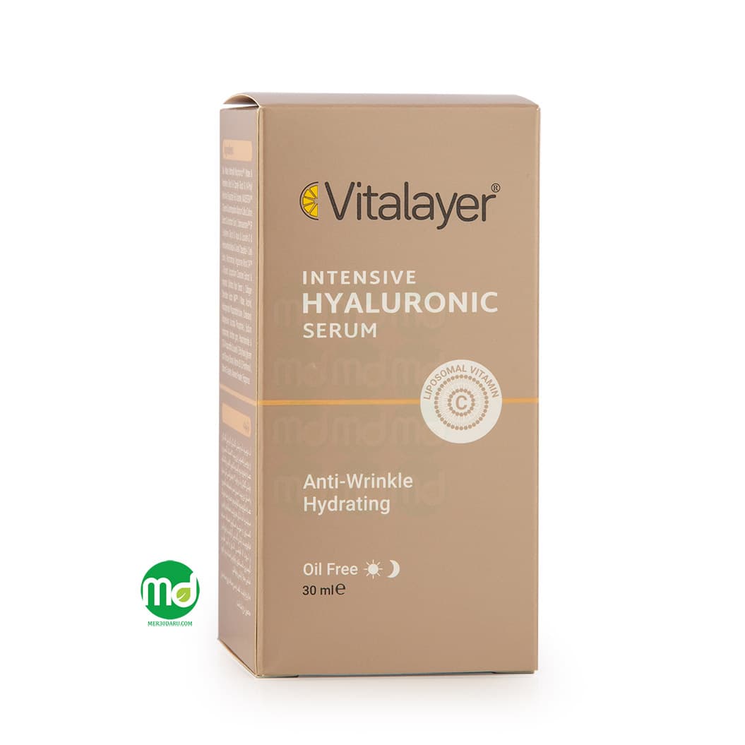 سرم هیالورونیک اسید ویتالیر کاهش دهنده علائم پیری 30ml