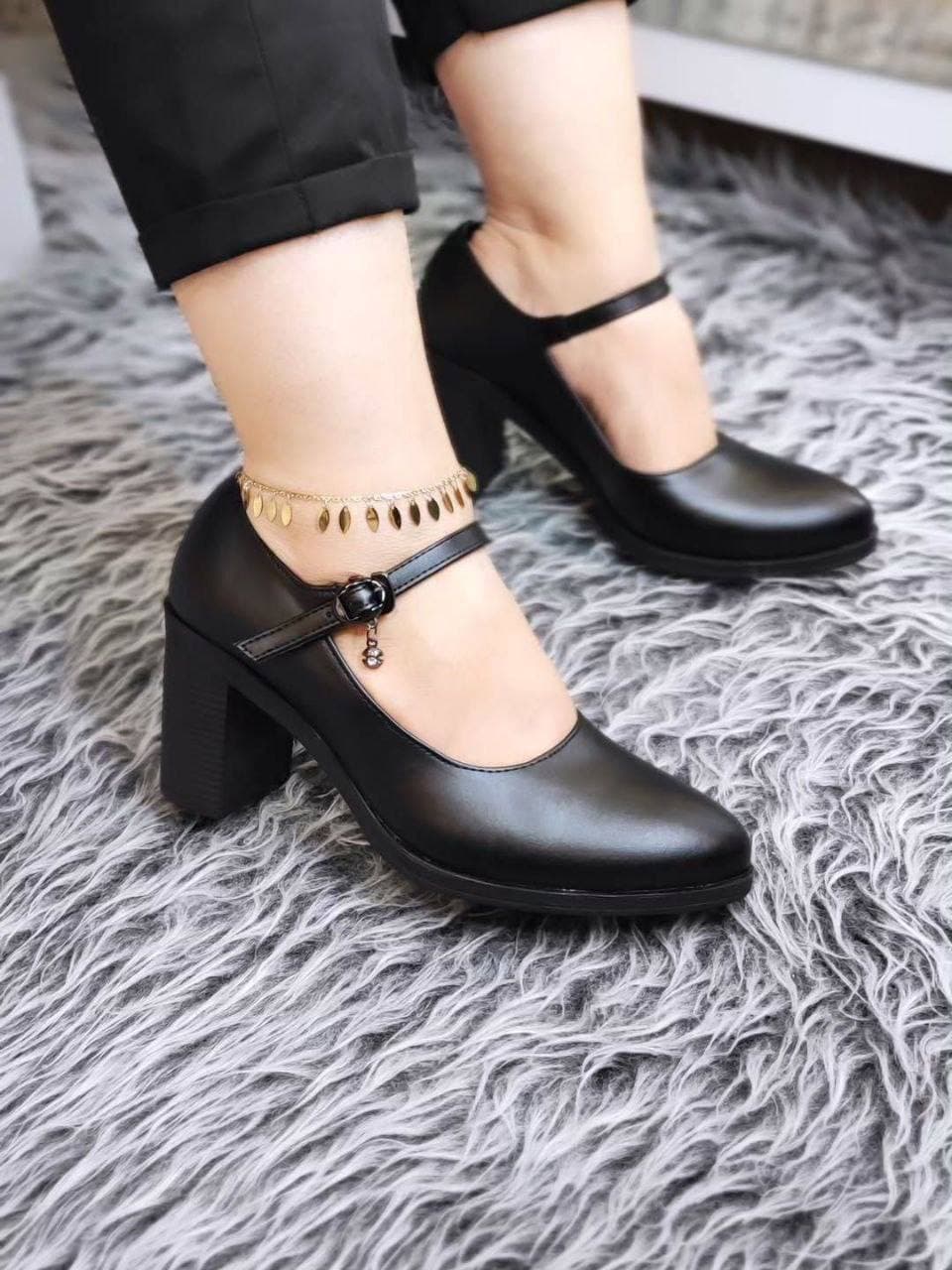 کفش پاشنه ۸ سانت زنانه طرح جدید