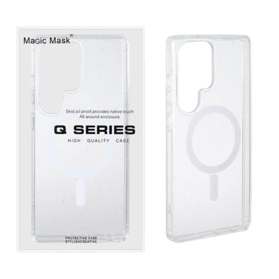 قاب گوشی موبایل مجیک ماسک مدل پشت سخت اکلیلی مگ سیف دار