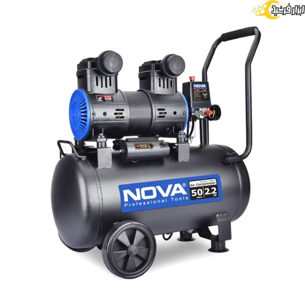 کمپرسور باد سایلنت 50لیتری نووا NTA-9150