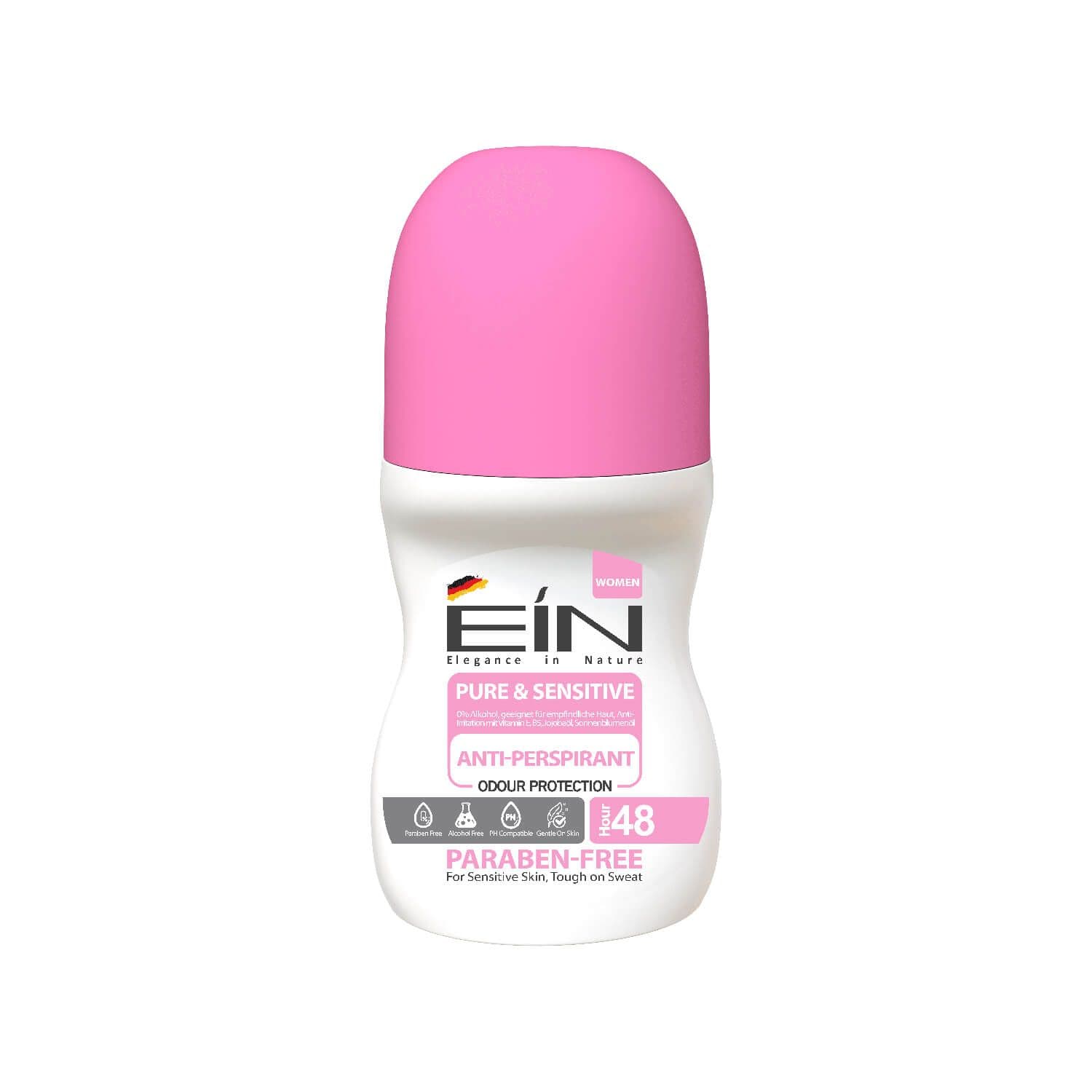 رول ضد تعریق زنانه ای آی ان مدل Pure And Sensitive حجم 50 میلی لیتر