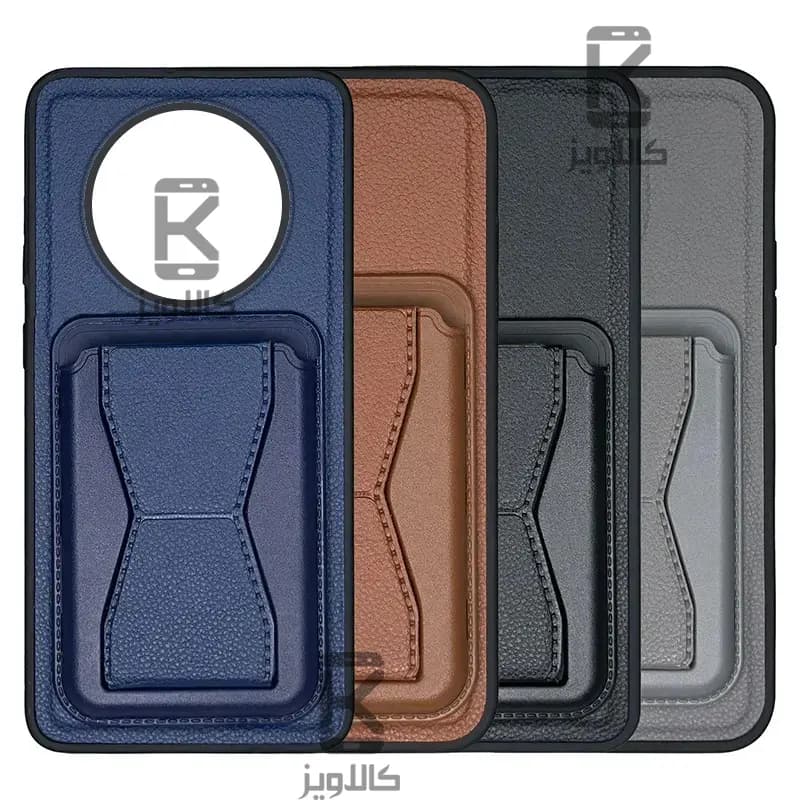 قاب چرمی استندی جاکارتی دار گوشی Honor Magic 6 Lite