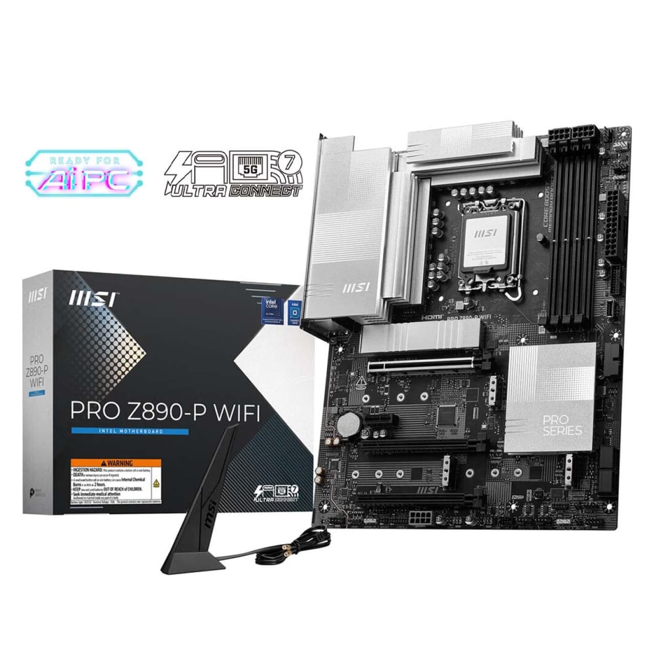 مادربرد ام اس آی مدل PRO Z890-P WIFI DDR5