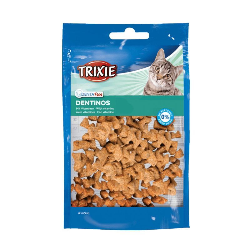 تشویقی ویتامینه گربه ویژه سلامت دندان تریکسی وزن 50 گرم