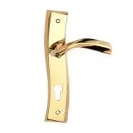 دستگیره در بهریزان مدل 4852 طلایی براق