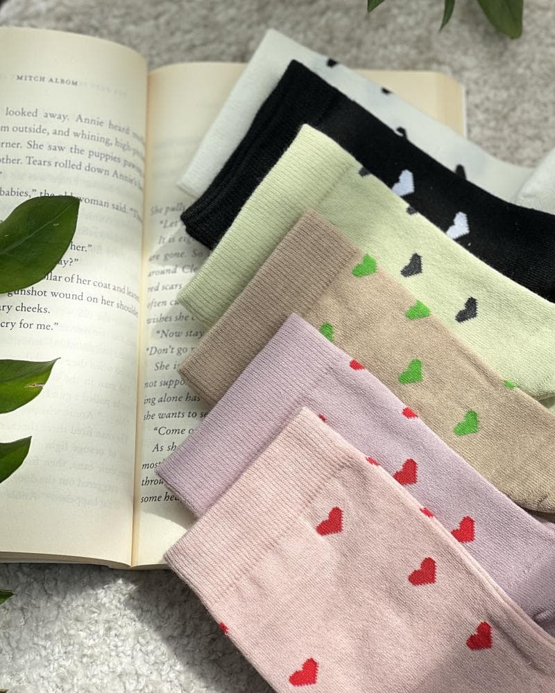 جوراب نیم ساق قلبی کد 24804