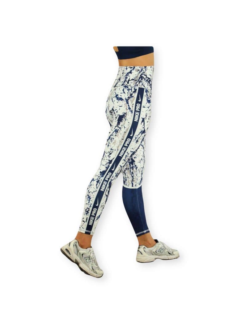 لگ طرحدار سرمه ای سفید نایک پرو کد 181