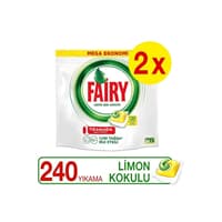 قرص ماشین ظرفشویی فیری All in One رایحه لیمو 240 عدد