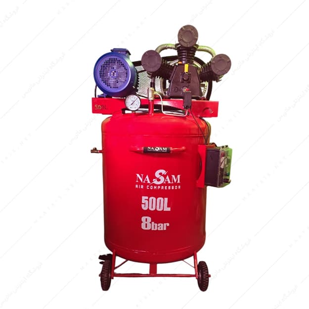 کمپرسور باد 500 لیتری خوابیده کد CO-1502 برند نسام