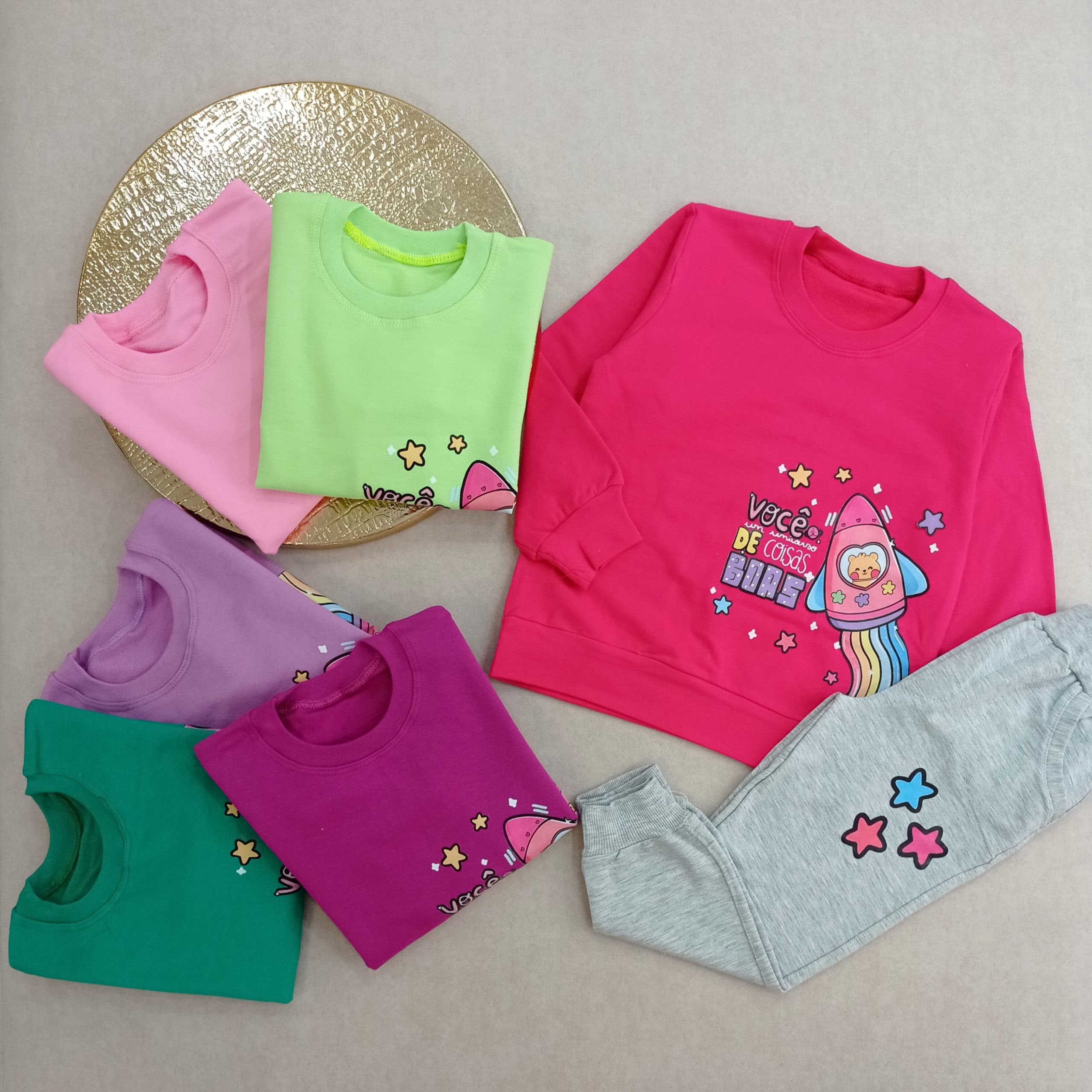 بلوز شلوار موشک رنگین کمونی