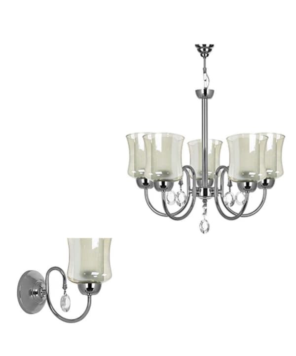 لوستر و چراغ دیواری چشمه نور کد A811/5-1-G-Pro