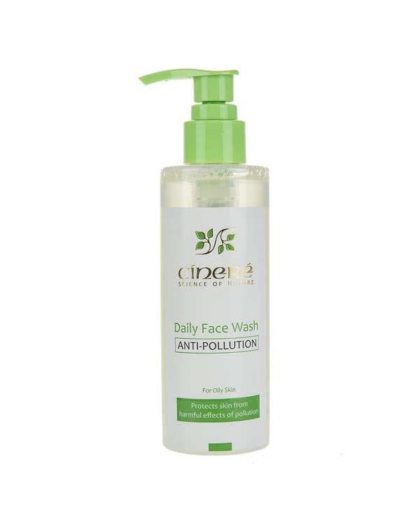 ژل شستشوی صورت ضد آلودگی هوا سینره Cinere مناسب پوست چرب 200ml