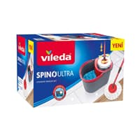 ست سطل و زمین شوی چرخشی ویلدا Spino Ultra طوسی