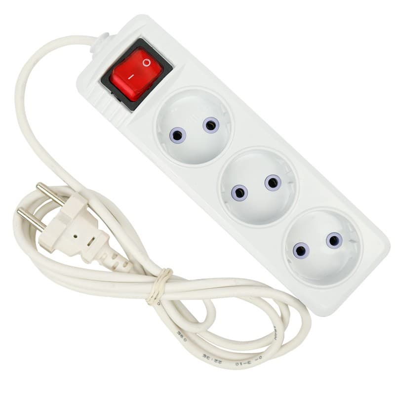 چند راهی 3 خانه برق پیکو الکتریک با کابل 1٫5 متری