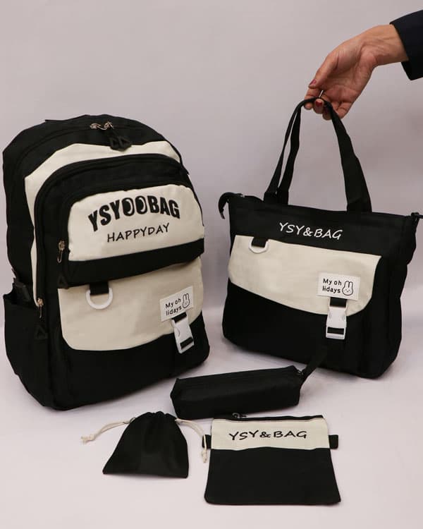 کوله پشتی ۵ تیکه HAPPY DAY